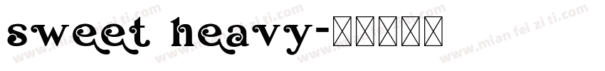 sweet heavy字体转换